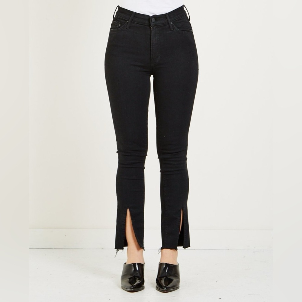 Mother Denim: THE INSIDER SLIT ANKLE FRAY - NOT GUILTY